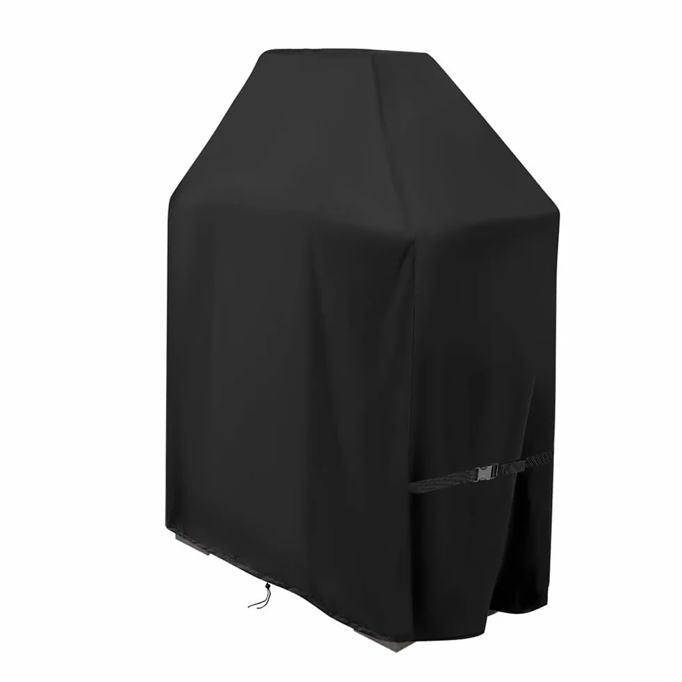 Copertura impermeabile per caminetto da esterno, protezione antincendio a legna, in tessuto Oxford, 91 x 61 x 145 cm, antivento, maniglia con coulisse per patio (210D)