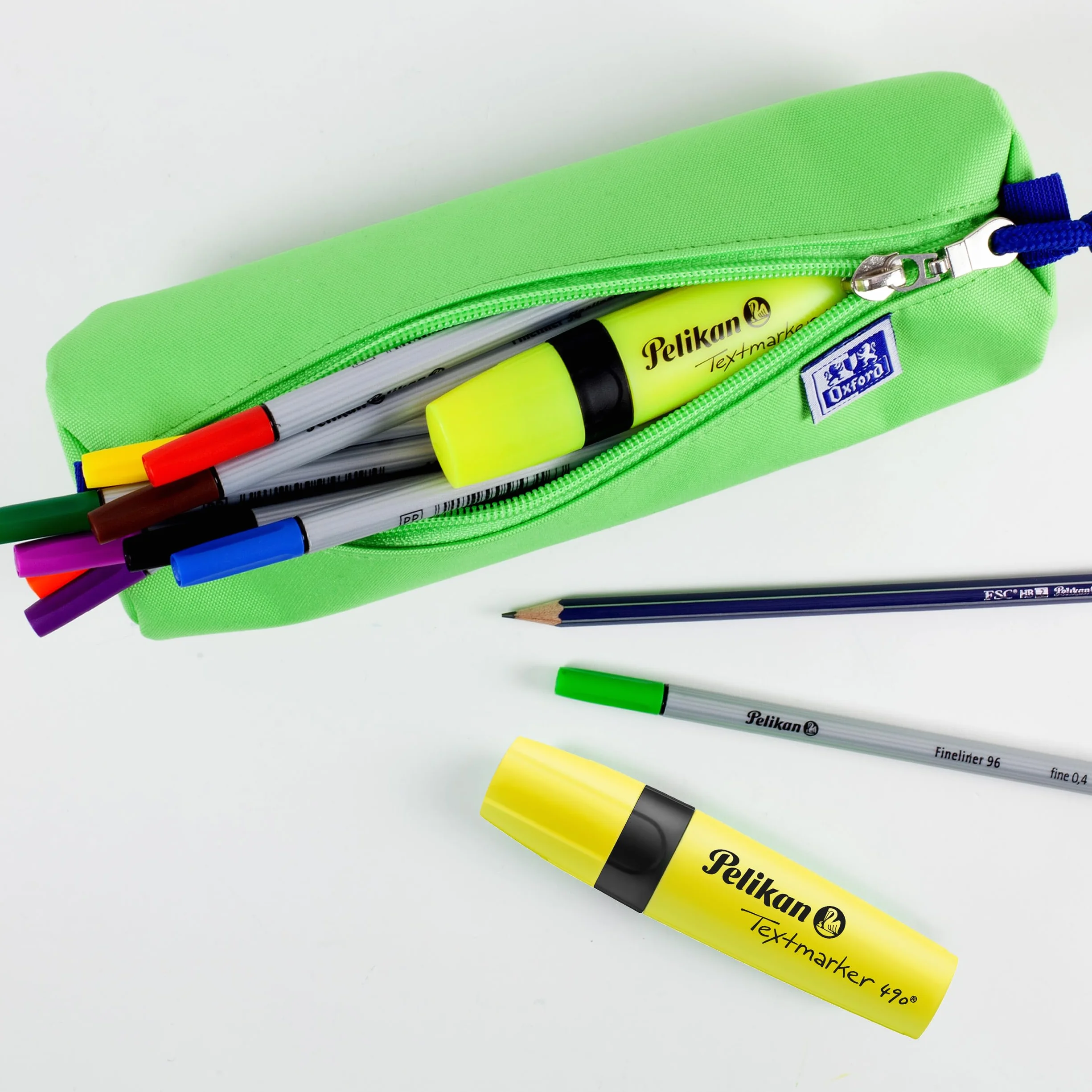 Pelikan 10 Evidenziatori Giallo Cappuccio Twist Prodotto in Germania