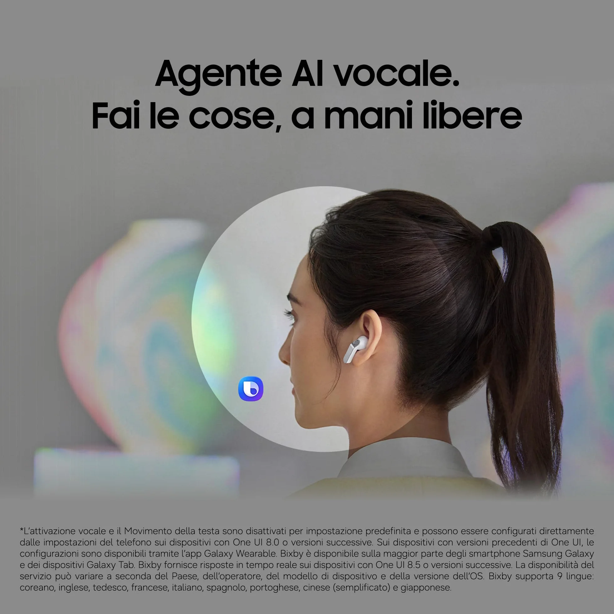 Samsung Galaxy Buds4 Pro Black, Altoparlante a 2 Vie, Doppio Amplificatore, Chiamate Cristalline, Audio 360°, ANC Migliorata, Controllo Adattivo Rumore, Galaxy AI con Comandi Vocali