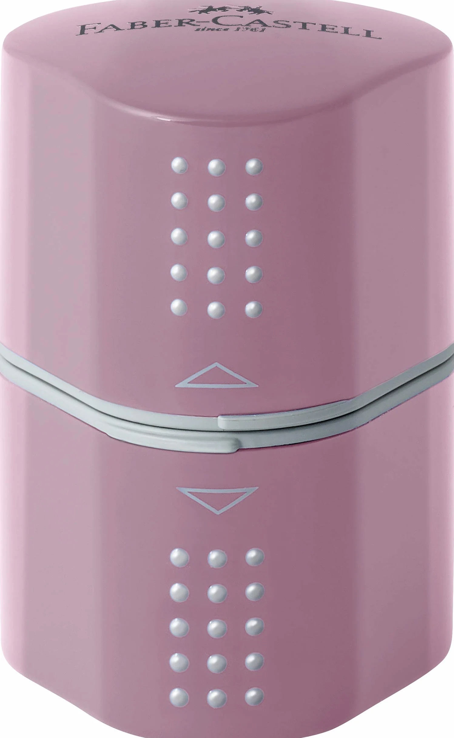 Faber-Castell 183804 Affilatrice tripla Grip rosa shadows 1 pezzo