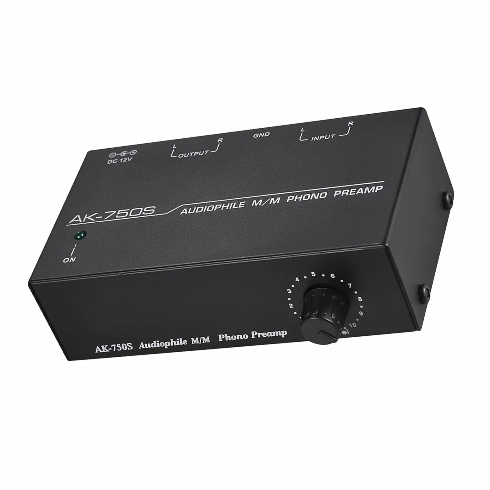 Preamplificatore Phono Audiophile M/M con Controlli di Livello Ingresso e Uscita RCA