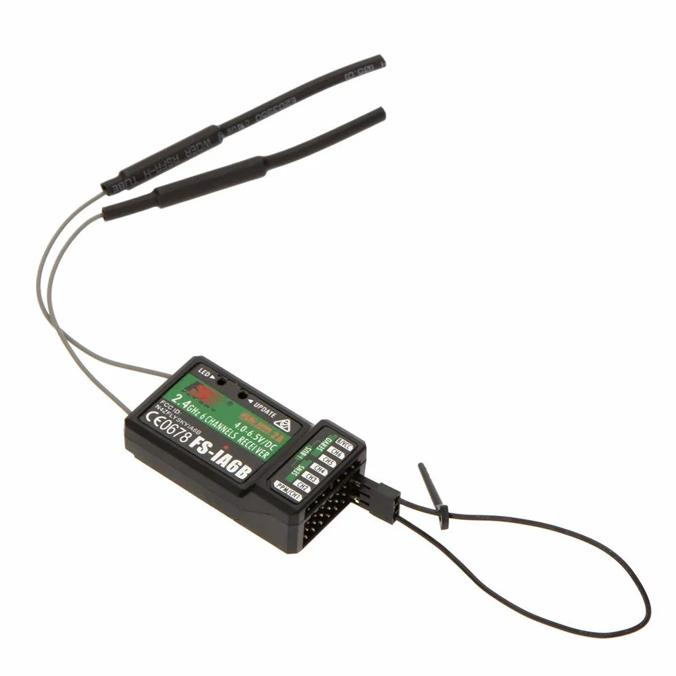 Flysky FS-iA6B ricevitore 6 canali con trasmettitore i4 i6 i10 i10 compatibile iBus 2.4G