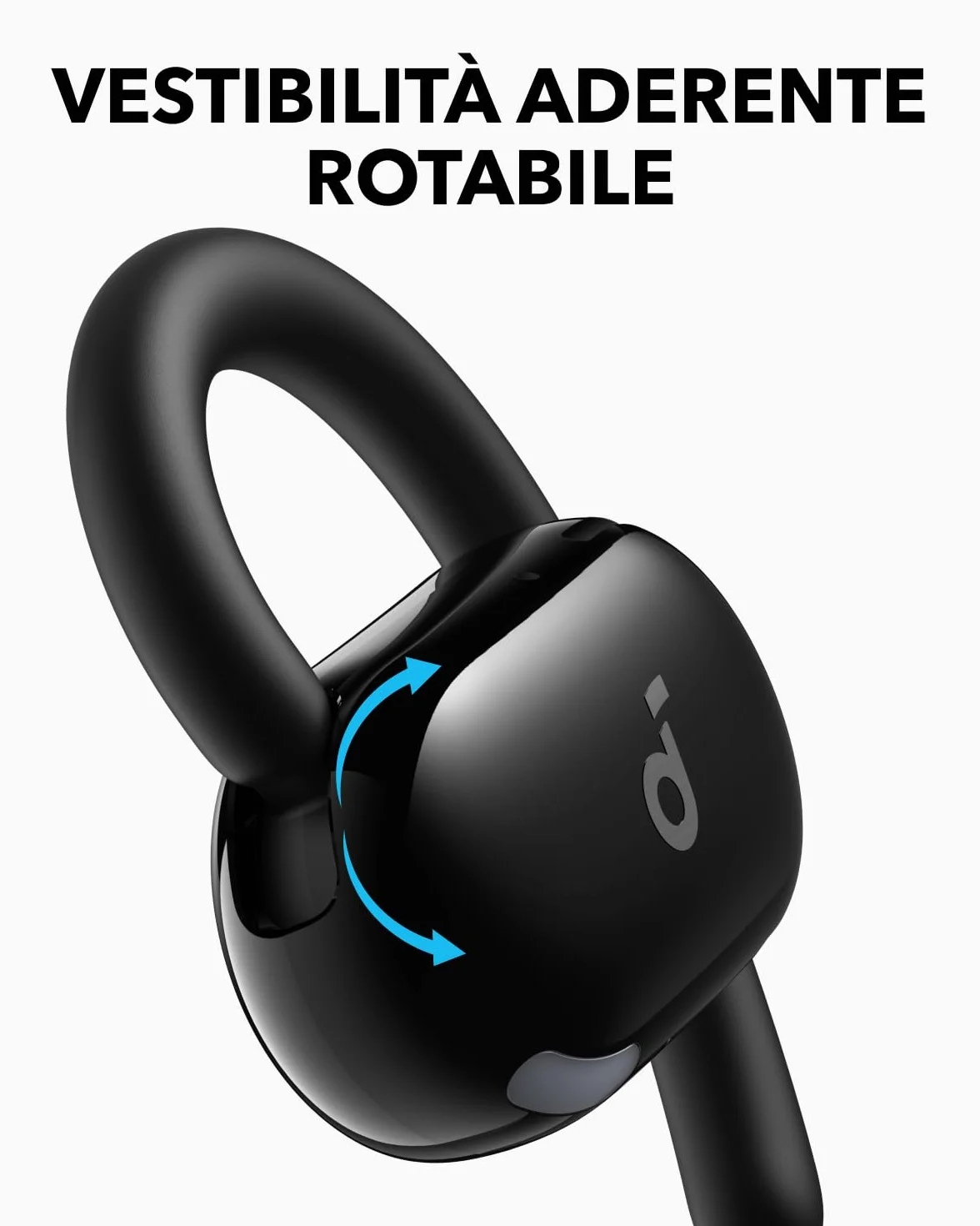 Soundcore V20i Cuffie Open-Ear Anker Bluetooth 5.4 Ganci Rotanti IP55 36H Riproduzione