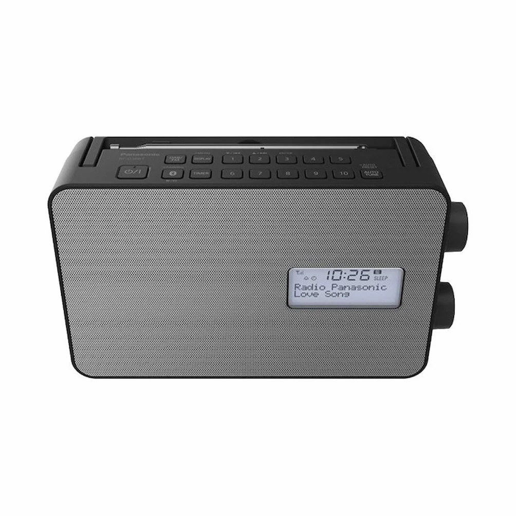 Panasonic RF-D30BTEG-K Radio FM DAB+ Bluetooth IPX4 Timer Cucina Ricarica USB Nero