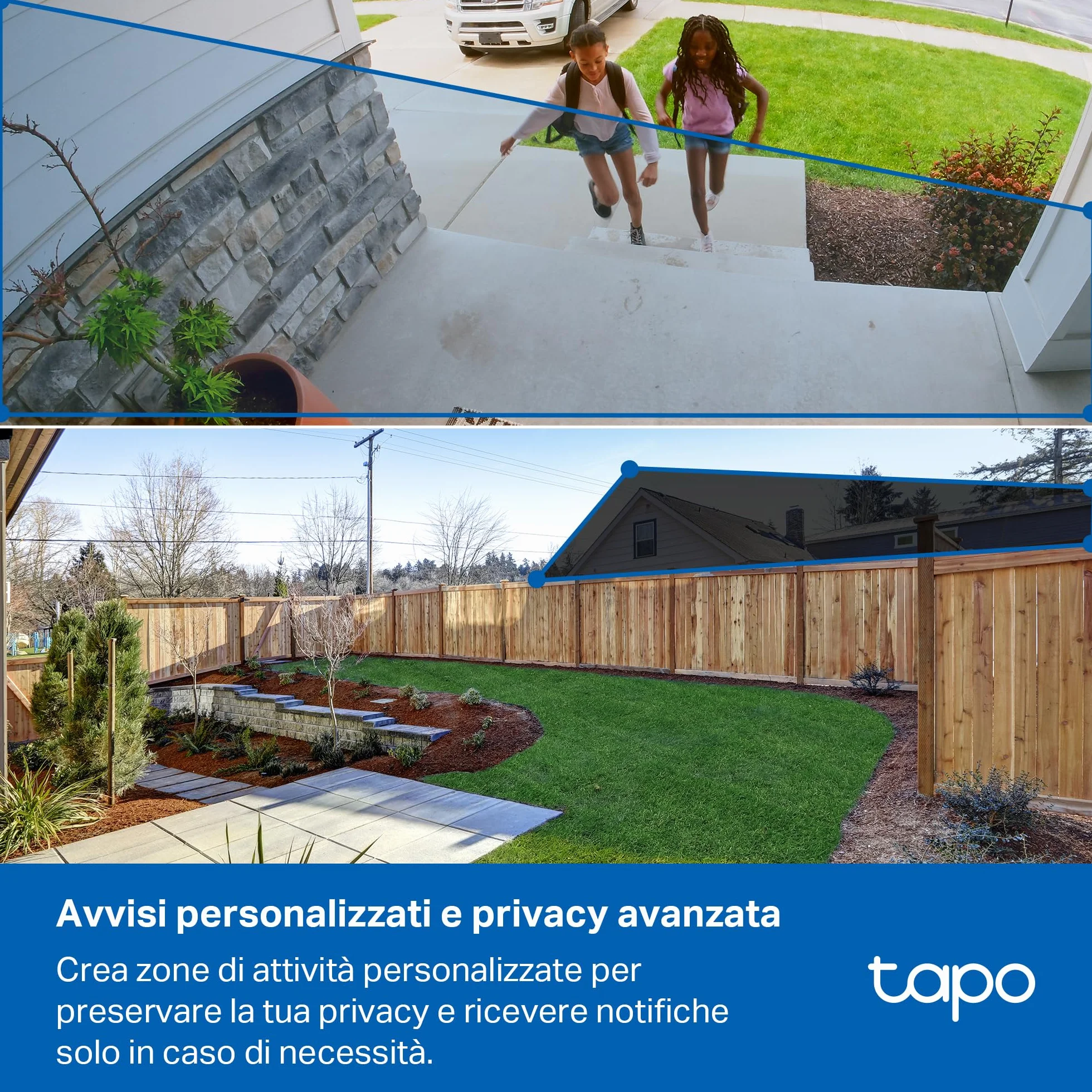 Tapo C400 Telecamera WiFi Esterno FHD senza Fili Batteria 5200mAh 180 Giorni IP65