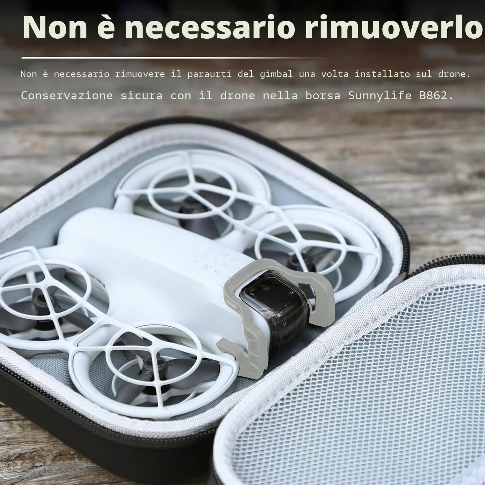 Protezione Gimbal DJI NEO, Paraurti Antigraffio Anti-Collisione per Droni