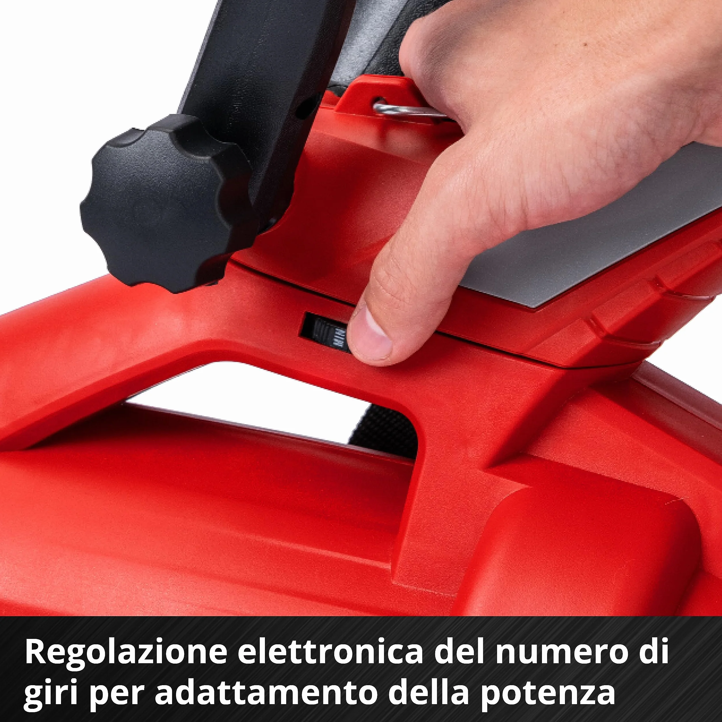 Einhell 3433600 Solo Soffiatore, Aspiratore A Batteria, Rosso/Nero