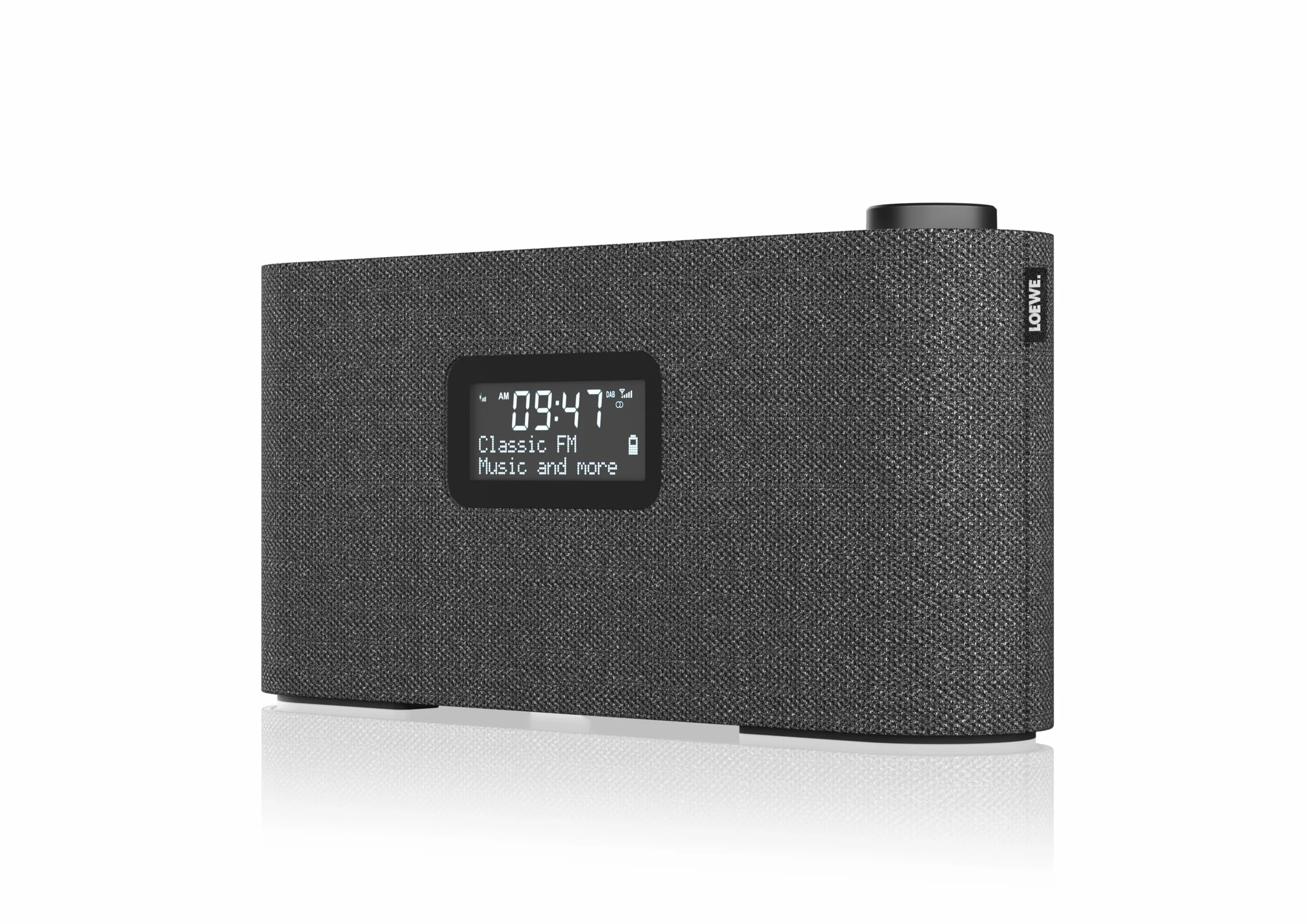 Loewe Radio DAB+ 28 W Display LCD 14 h autonomia Legno Tessuto