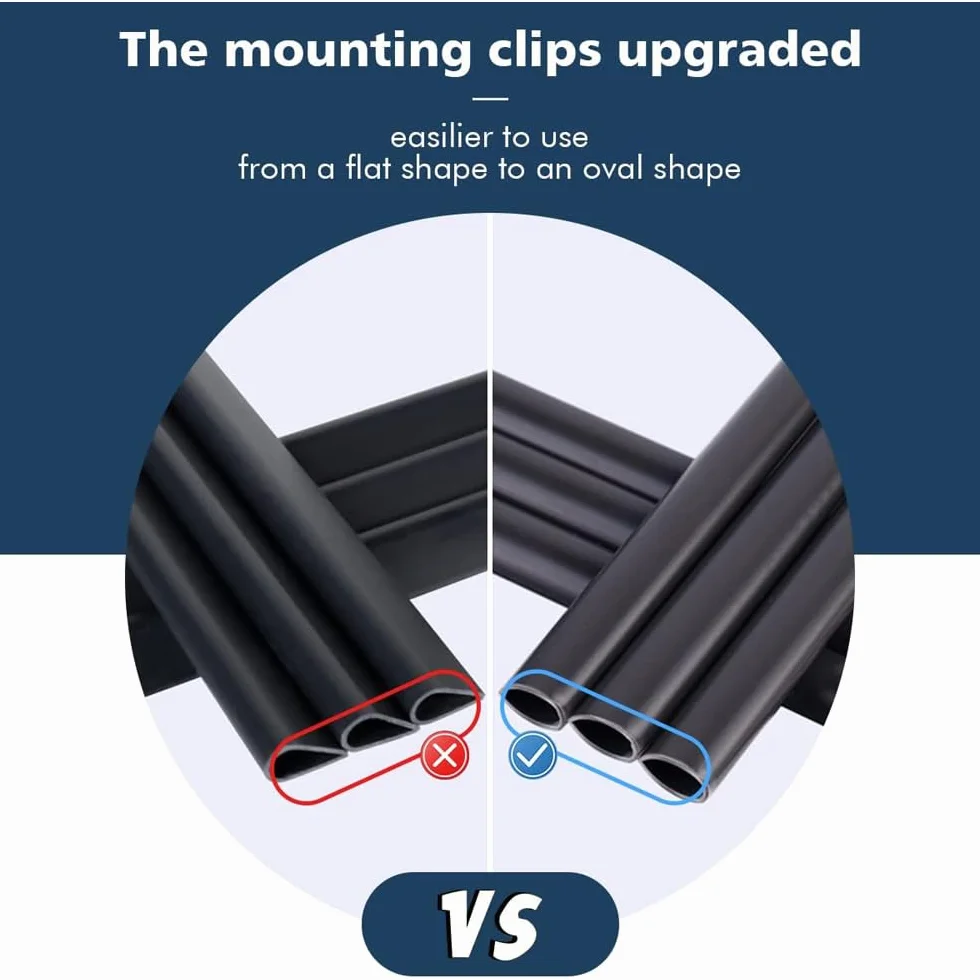 EFFE Fasce PVC frangivista 20 Clip Antracite
