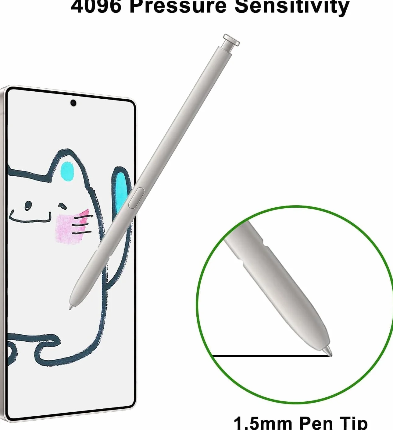 Samsung Galaxy S25 Ultra S Pen di Ricambio, Stilo Digitale Grigio
