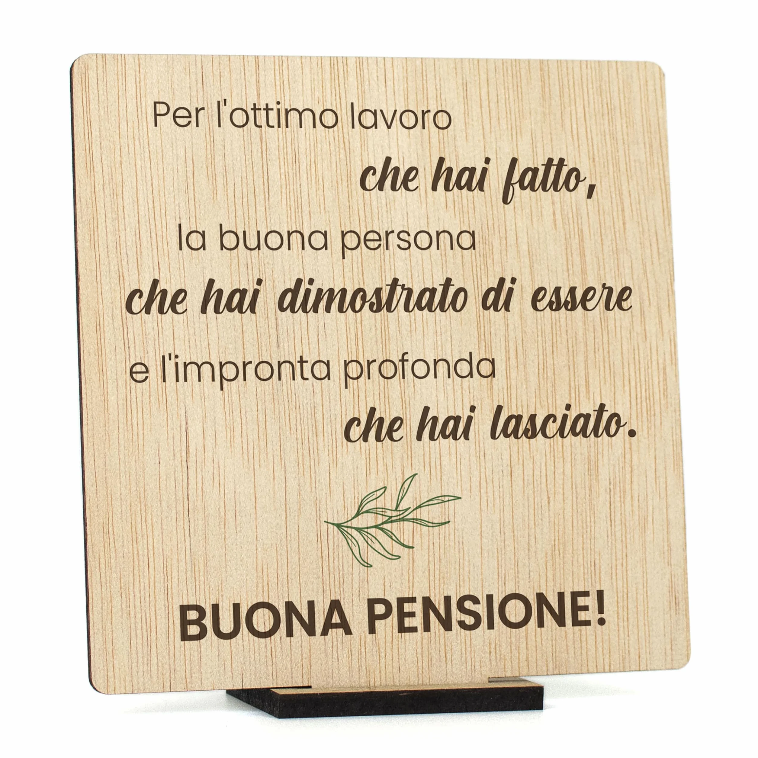CONTRAXT Biglietto Originale per la Pensione in Legno Regalo Unico per Uomini Donne Colleghi Capoufficio Amici Insegnanti