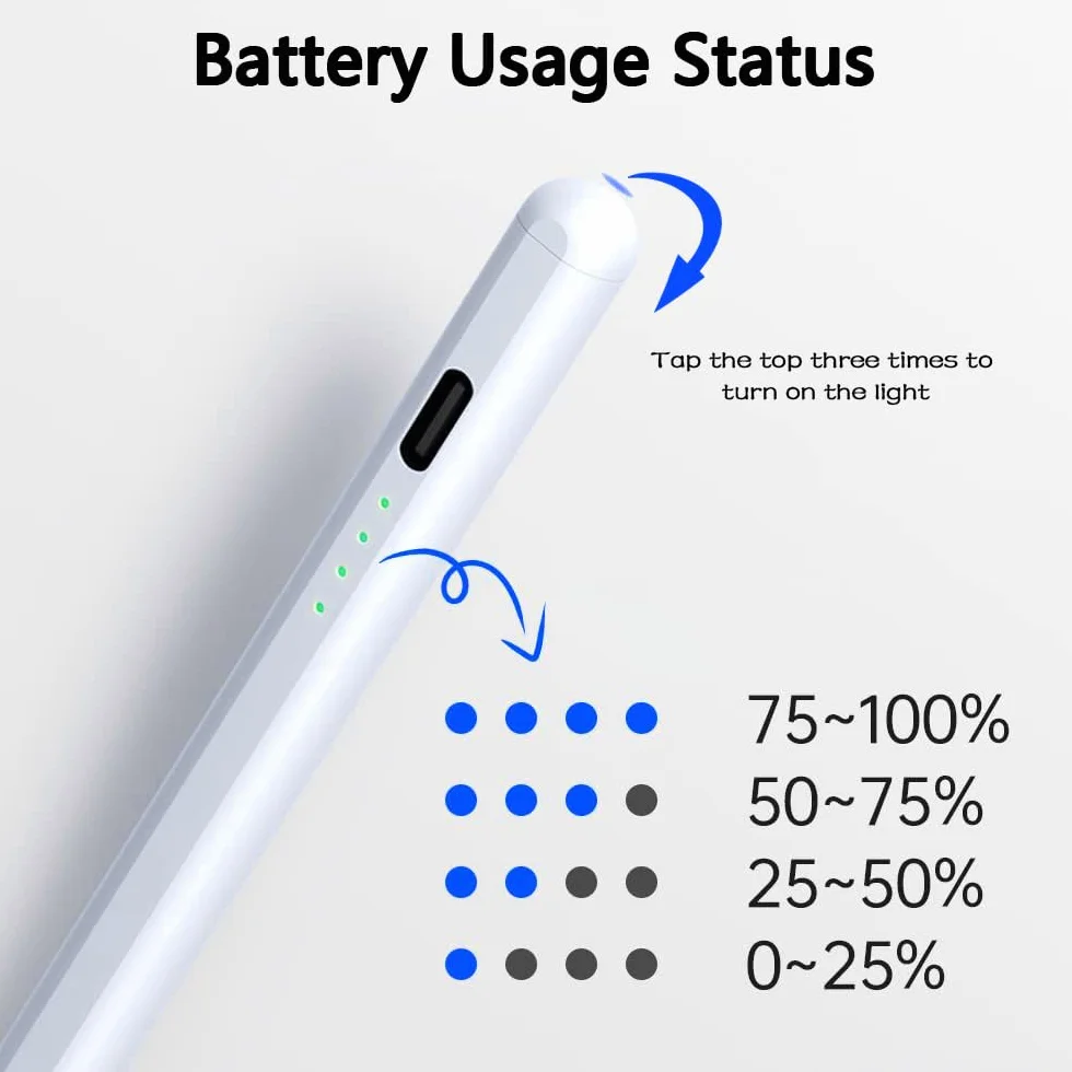 Penna Touch ad Alta Sensibilità per Tablet Compatibile Samsung Vivo Xiaomi Huawei Android iOS