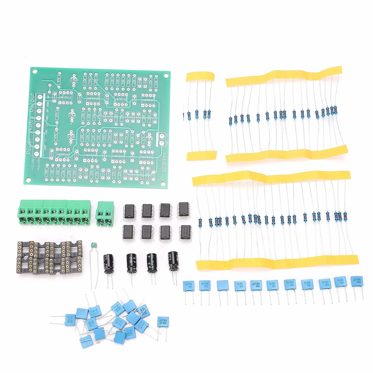 Modulo preamplificatore NE5532 uscita a 3 stabile