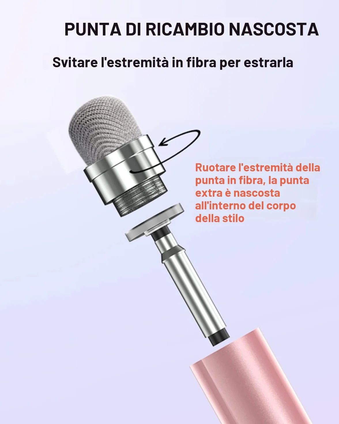 Penna Touch 2 w 1 do Tabletu i Smartfona, 3 szt. (Niebieski, Różowy, Fioletowy)