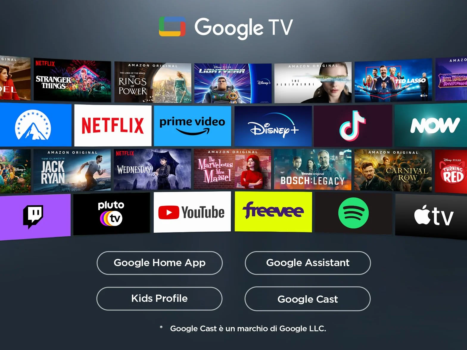 TCL 43V6C Smart TV LED 43 cale 4K HDR Google TV Dolby Audio Motion Clarity