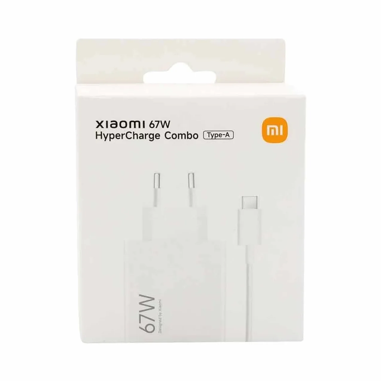Xiaomi Caricabatterie 67W Originale, Alimentatore Turbo Charge USB-A USB-C, Ricarica Rapida per Xiaomi 13/12/11, Redmi Note 11/12 Pro, POCO F5/X5, Bianco