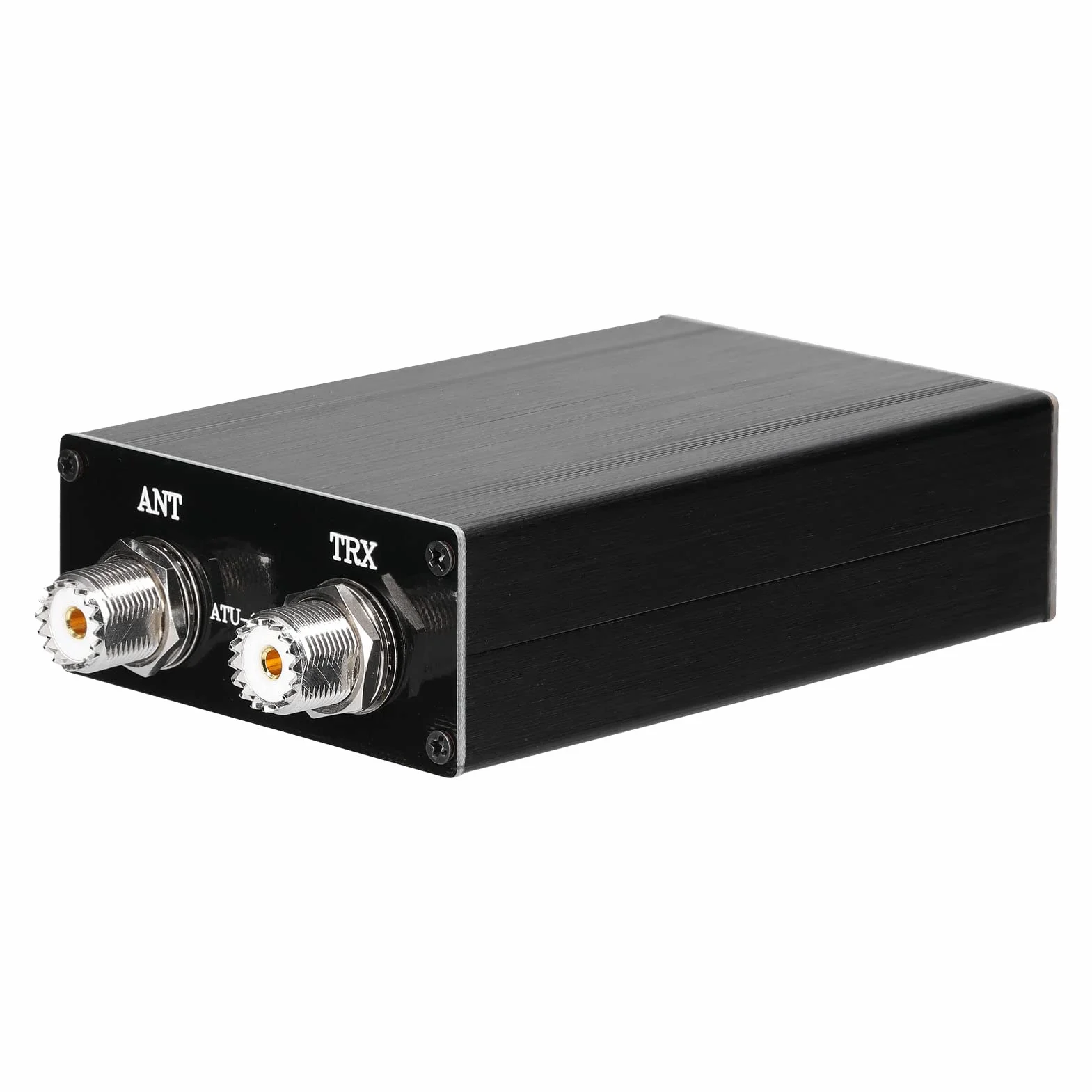 Baugger ATU-100-0A Mini sintonizzatore automatico per antenna 1,8-55 MHz Display OLED 0,91 pollici Outcase lega alluminio 1800 mAh