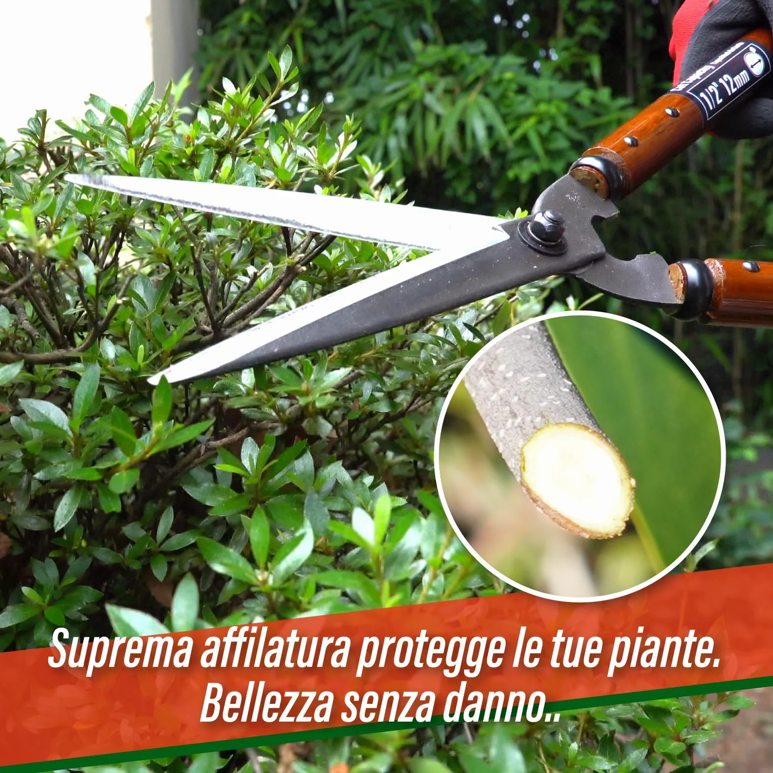 SUIZAN Cesoie per siepi 575mm Forbici da potatura giapponesi professionali