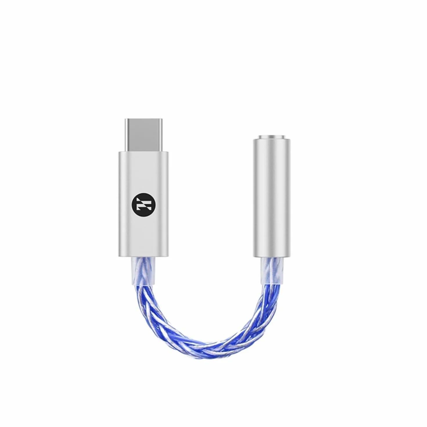 JCALLY JM6 Pro USB-C a 3,5 mm Dual DAC CX31993 MAX97220 Adattatore Cuffie Audio Portatile HiFi Blu