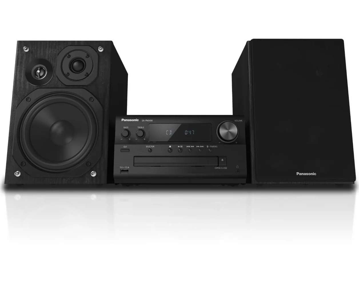 Panasonic SC-PMX92EG-K Sistema Hi-Fi Stereo, Audio High-Res, CD, Bluetooth, FM Radio, DAB+, USB DAC, Nero