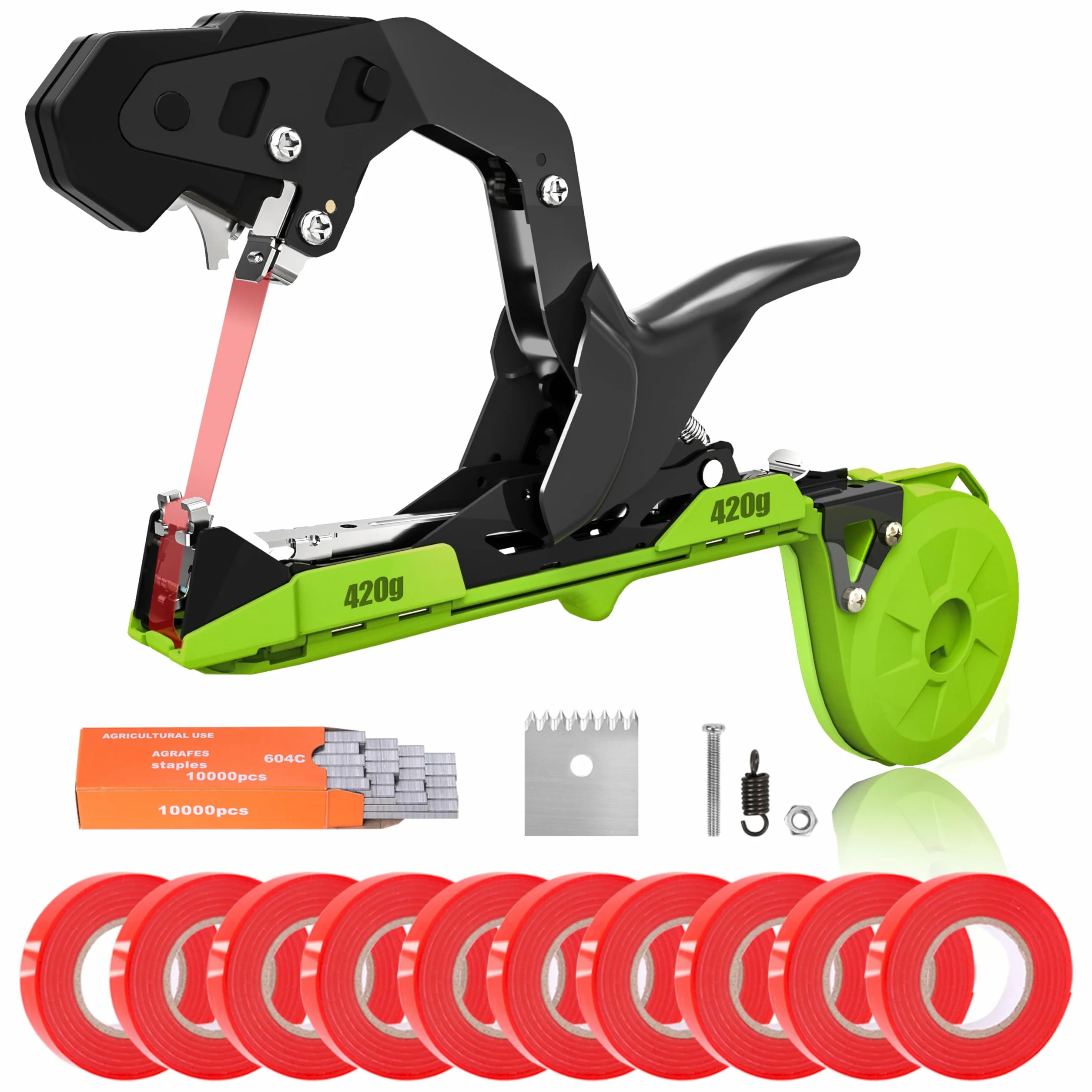 SWANSOFT B13 Legatrice per Piante Professionale, 420g Legatrice per Piante Pomodori, Manuale Leggera per Viticoltura