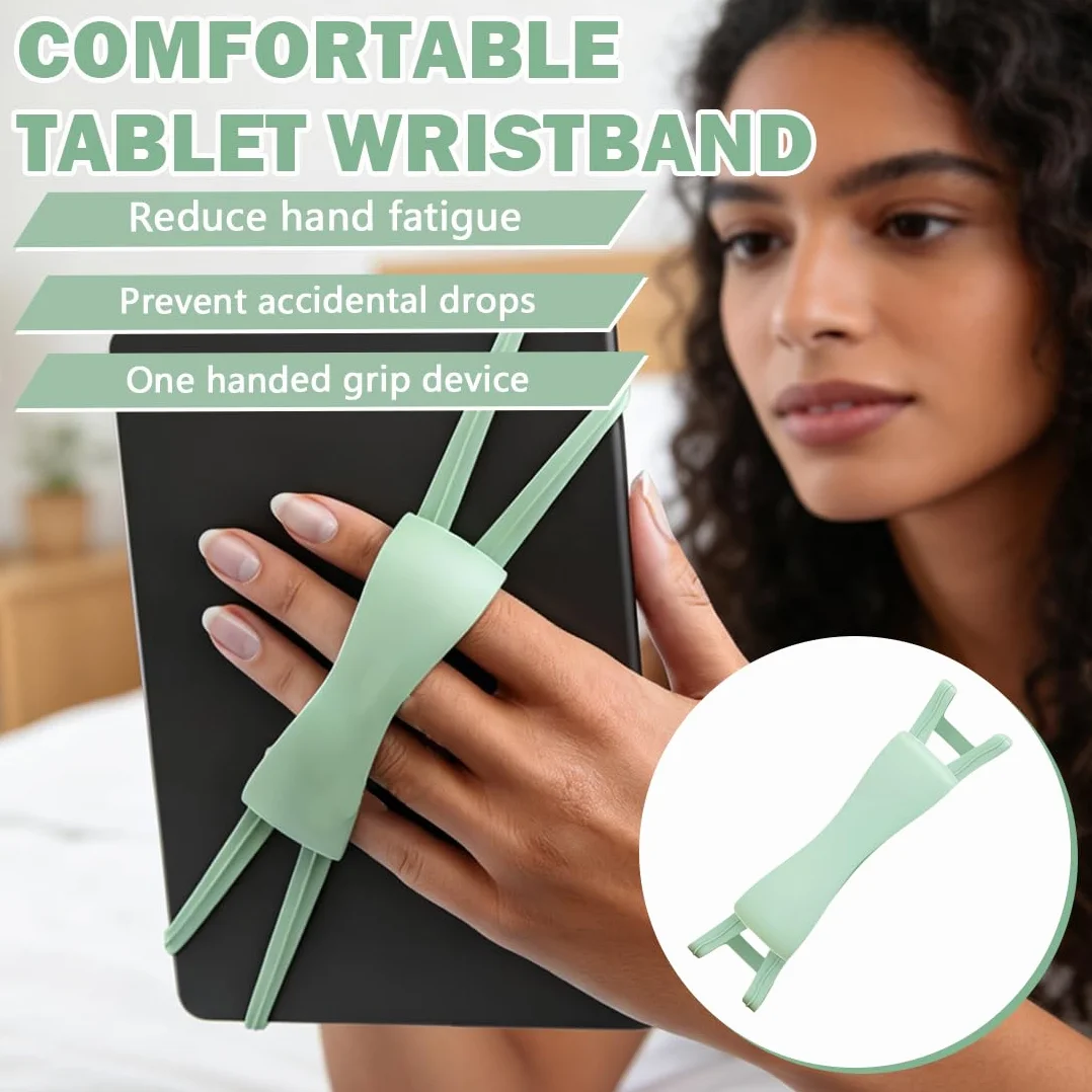 Supporto per Lettura a Letto Antiscivolo 6-8" Universale in Silicone per Kindle eReader Tablet