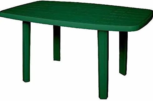 Areta ARE033 Tavolo, Modello Sorrento, Verde, 140 x 80 x 72 cm