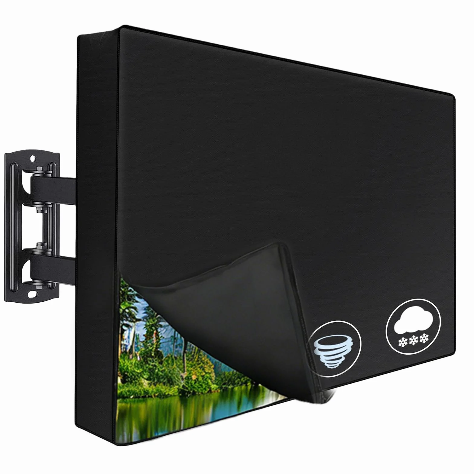 Copertura per TV esterni 40-42 pollici Oxford 600D impermeabile antipolvere