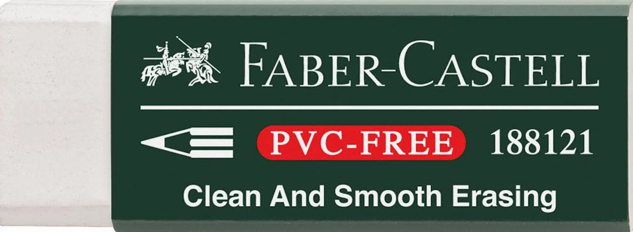 Faber-Castell Gomma da cancellare senza PVC 7081N morbida atossica 10 pezzi