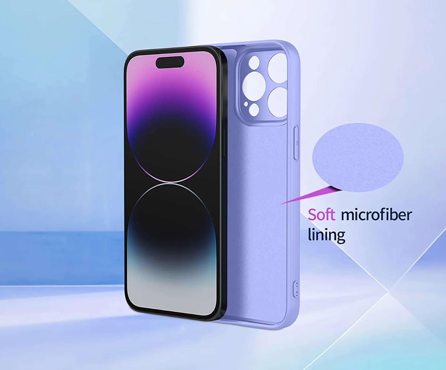 ILING Cover per HONOR 400 Lite 5G, Custodia in Silicone TPU Morbido Antiurto Opaco Porpora