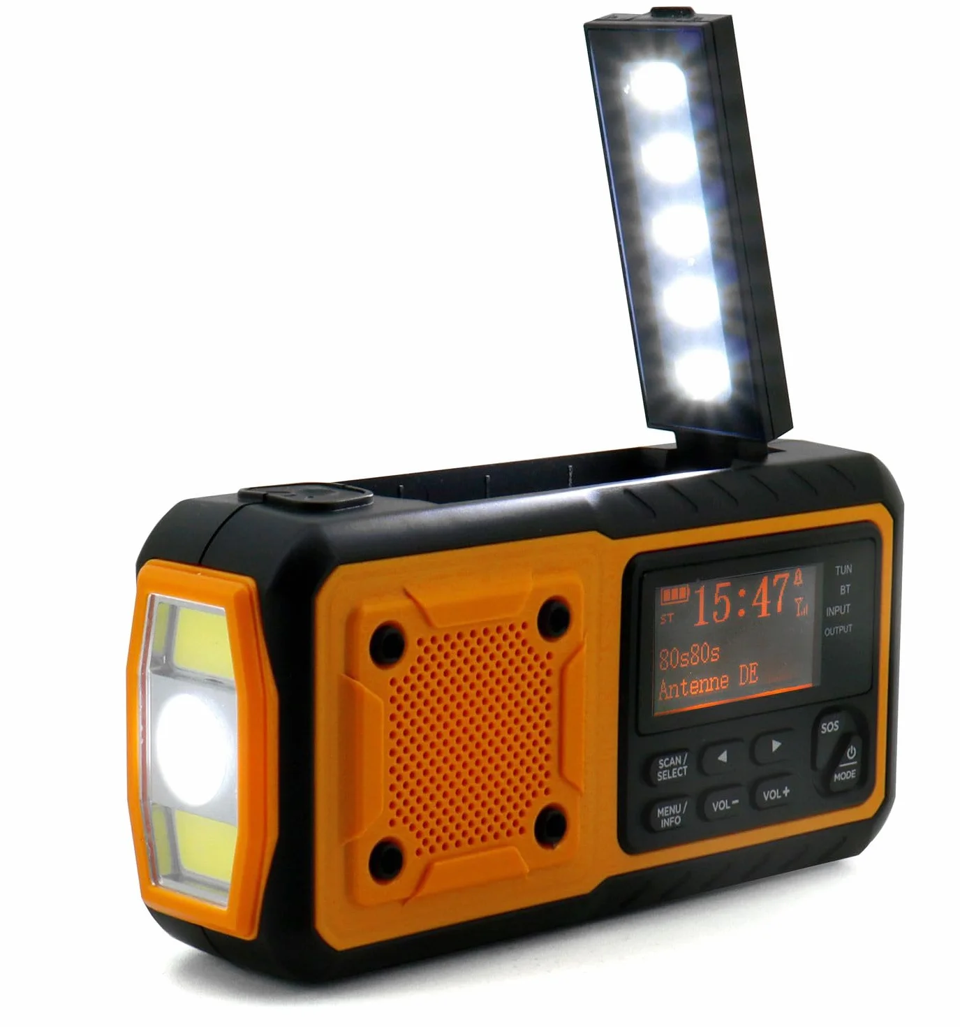 Soundmaster DAB112OR radio esterno DAB+ FM Bluetooth ricarica USB