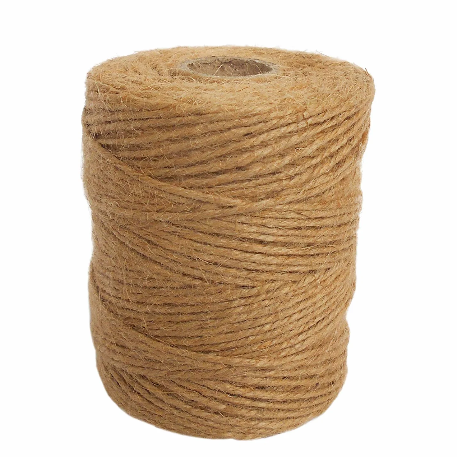 ANSIO Spago di Iuta biodegradabile da Giardino, 101 m, 3 Strati, Spessore 2 mm, Corda di Iuta per Decorazione, Giardino, floristica, Arti Fai da Te, impacchettamento, Artigianato e confezionamento,