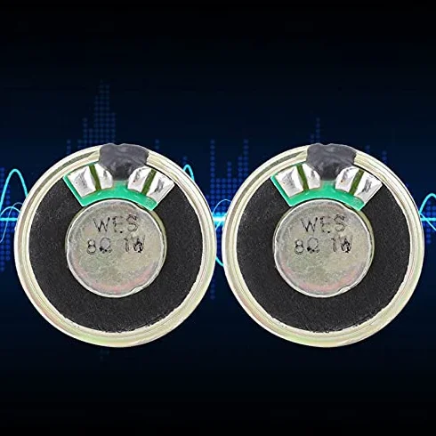 Altoparlante 8 Ohm 1W 28mm, Corno Stereo con Magnete Potente per Audio Elettronica