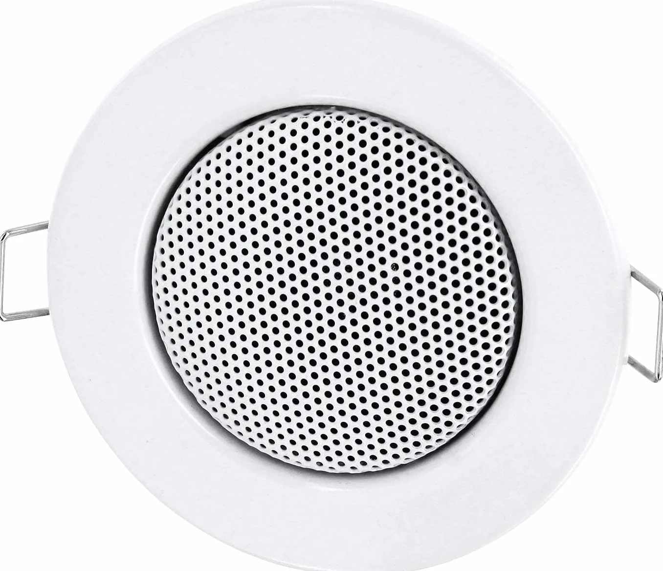 Set 5 altoparlanti da incasso mini metallo bianco