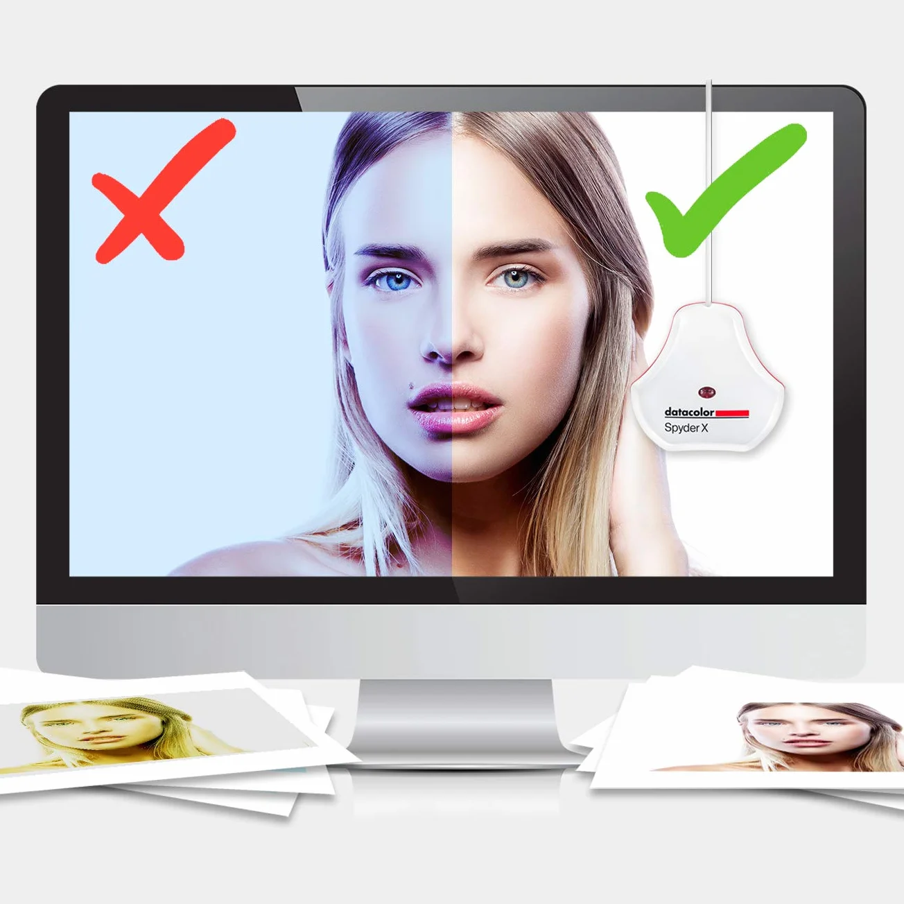 Datacolor SpyderX Pro SXP100 Calibrazione del Monitor per Fotografi e Designer Bianco Metallo