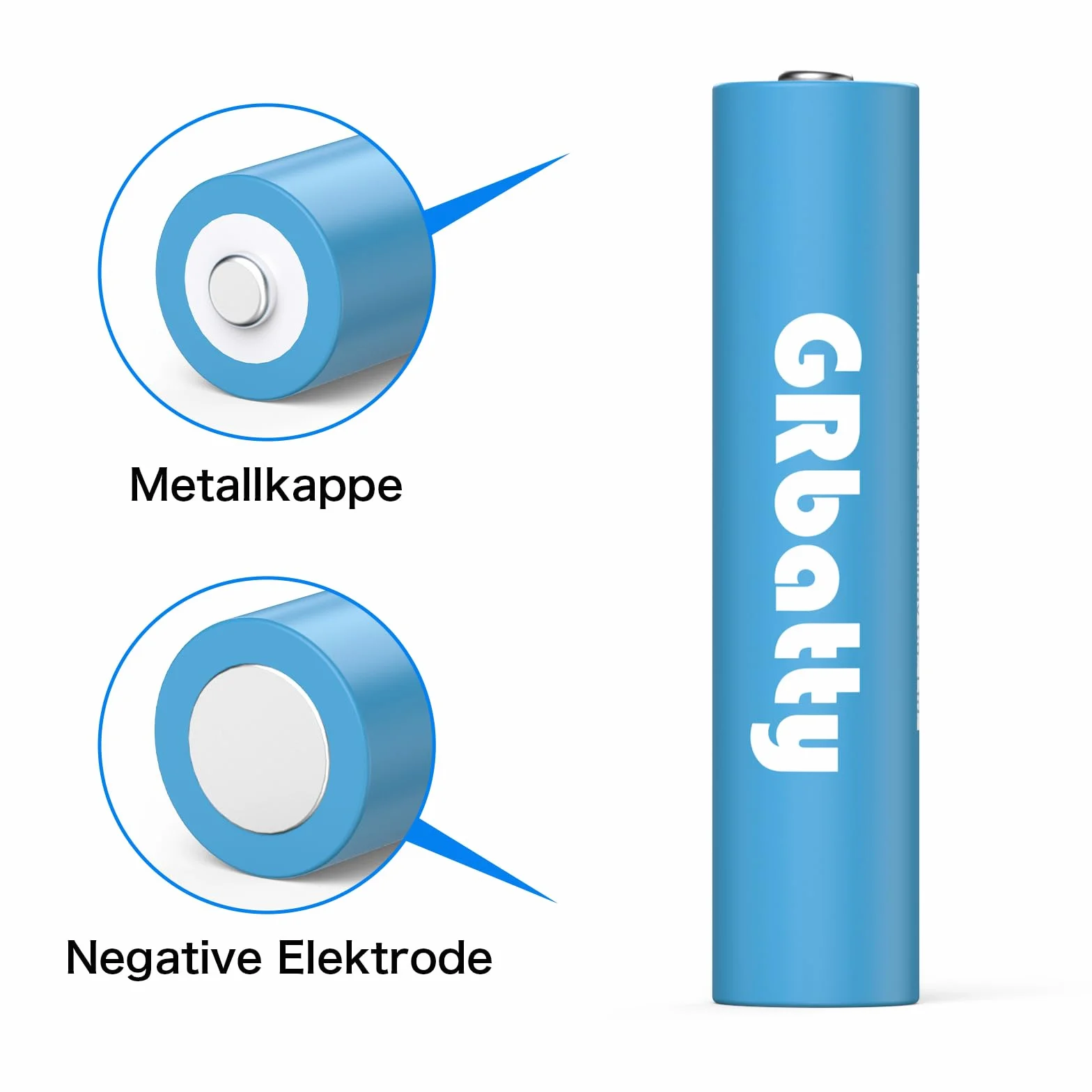 Batterie Ricaricabili AAA NiMH 1100mAh 1.2V Confezione da 8 con Caricatore LCD