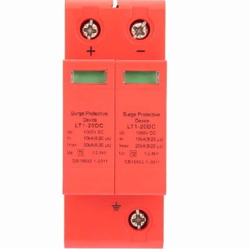 DEWIN Scaricatore DC 1000V 2P 10KA~20KA Dispositivo di Protezione Contro Sovratensioni