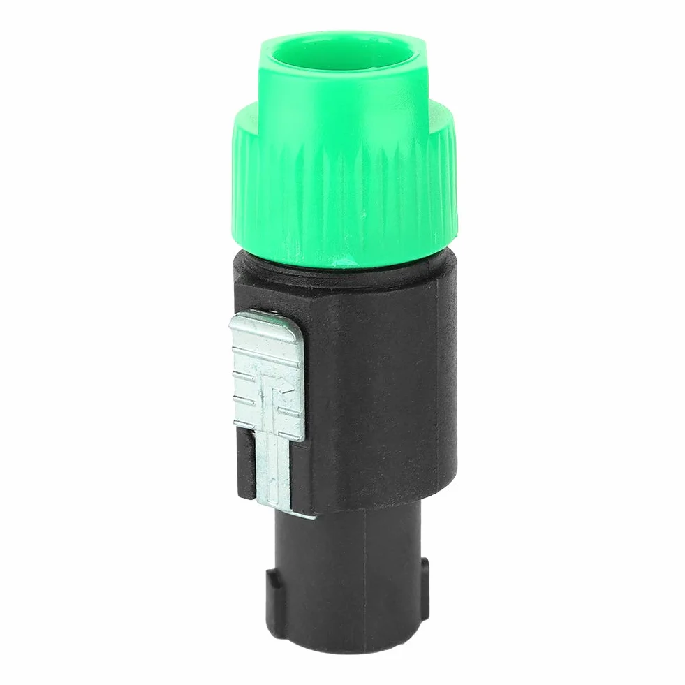 Connettore per Cavo Speakon NL4FC 4 Pin Impermeabile 10PCS Verde