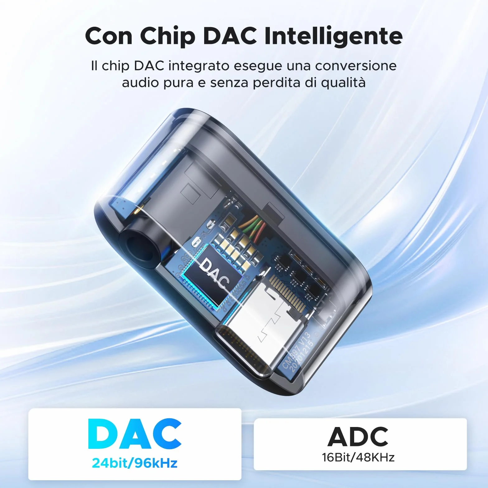 UGREEN Adattatore USB C a Jack 3,5 mm Ricarica Rapida PD 30W Chip DAC per Cuffie Tipo C