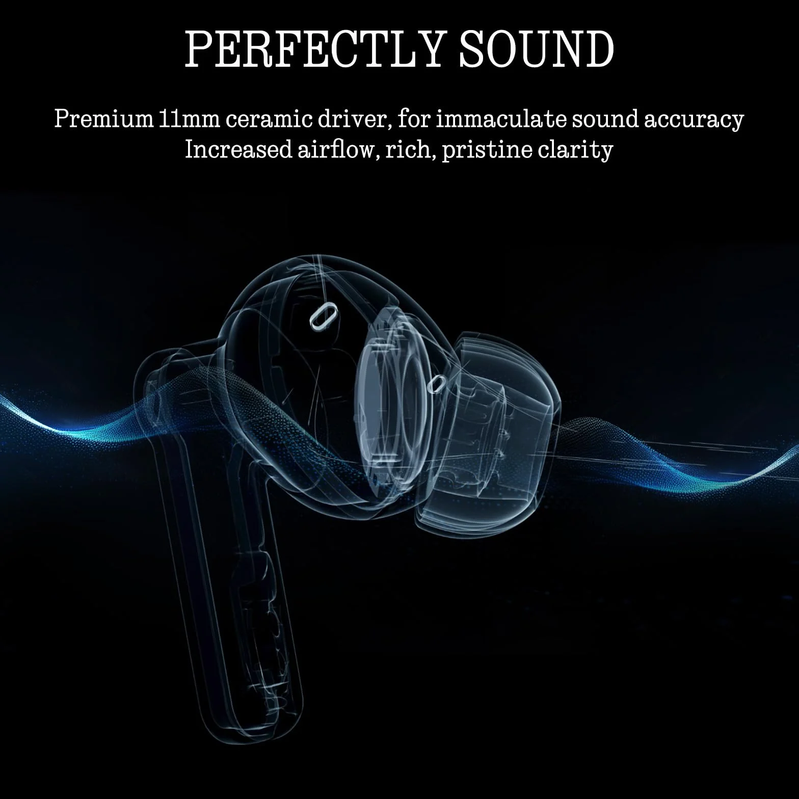 Nothing Ear cuffie bluetooth Audio Hi-Res Cancellazione attiva del rumore intelligente Nero