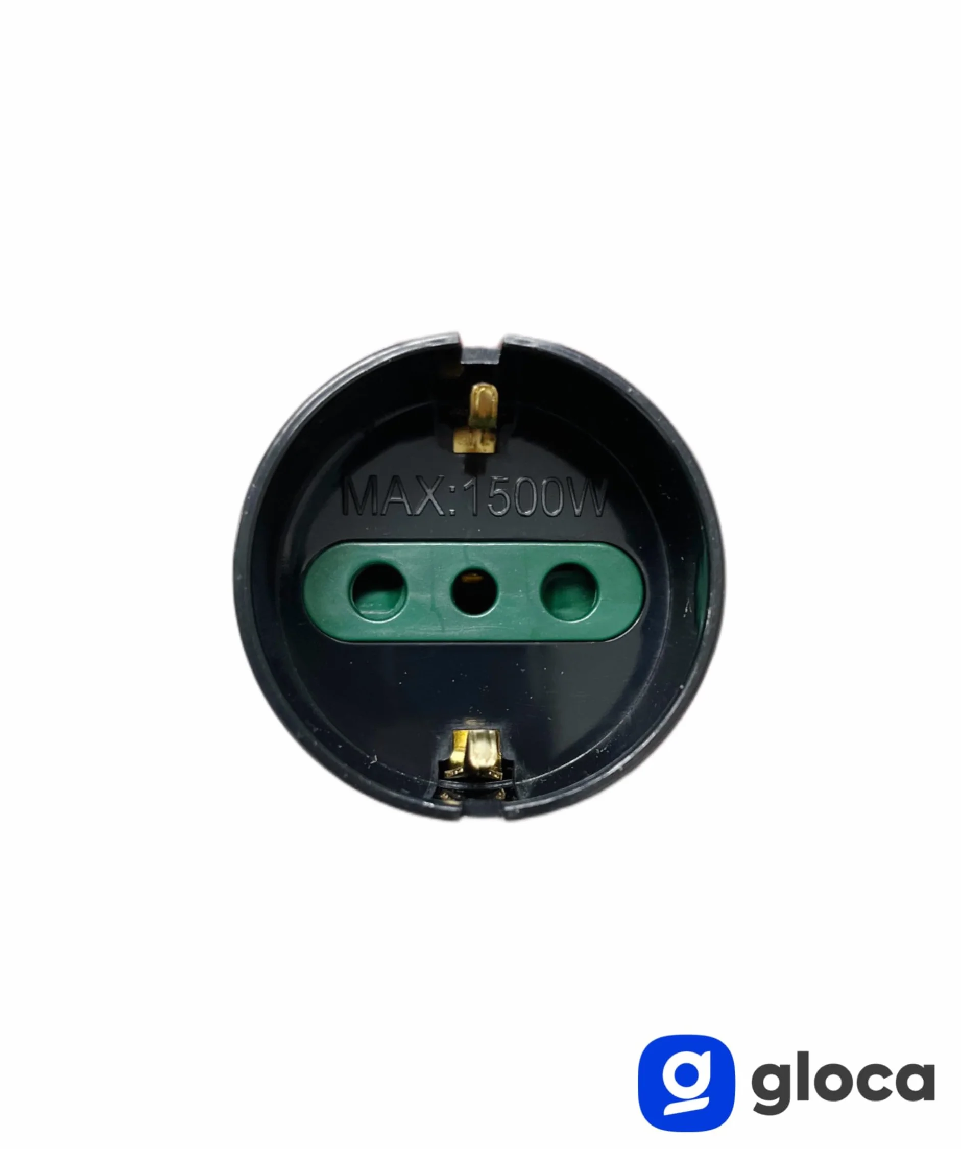 Set 3 Adattatori Presa Schuko 10A Con Spina 10A Nero Standard Italiano