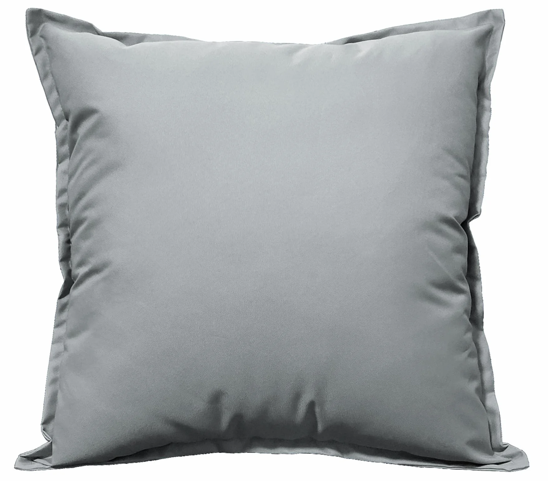 Olivia Rocco Cuscino da esterno impermeabile da giardino, imbottito, quadrato, decorativo, 60 x 60 cm, argento