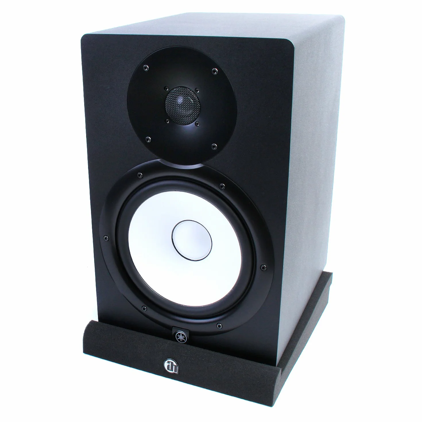 Adam Hall Stands Pad Eco Serie Absorber Monitor Studio Grigio Antracite 26.5 x 33 x 4 cm Set 2