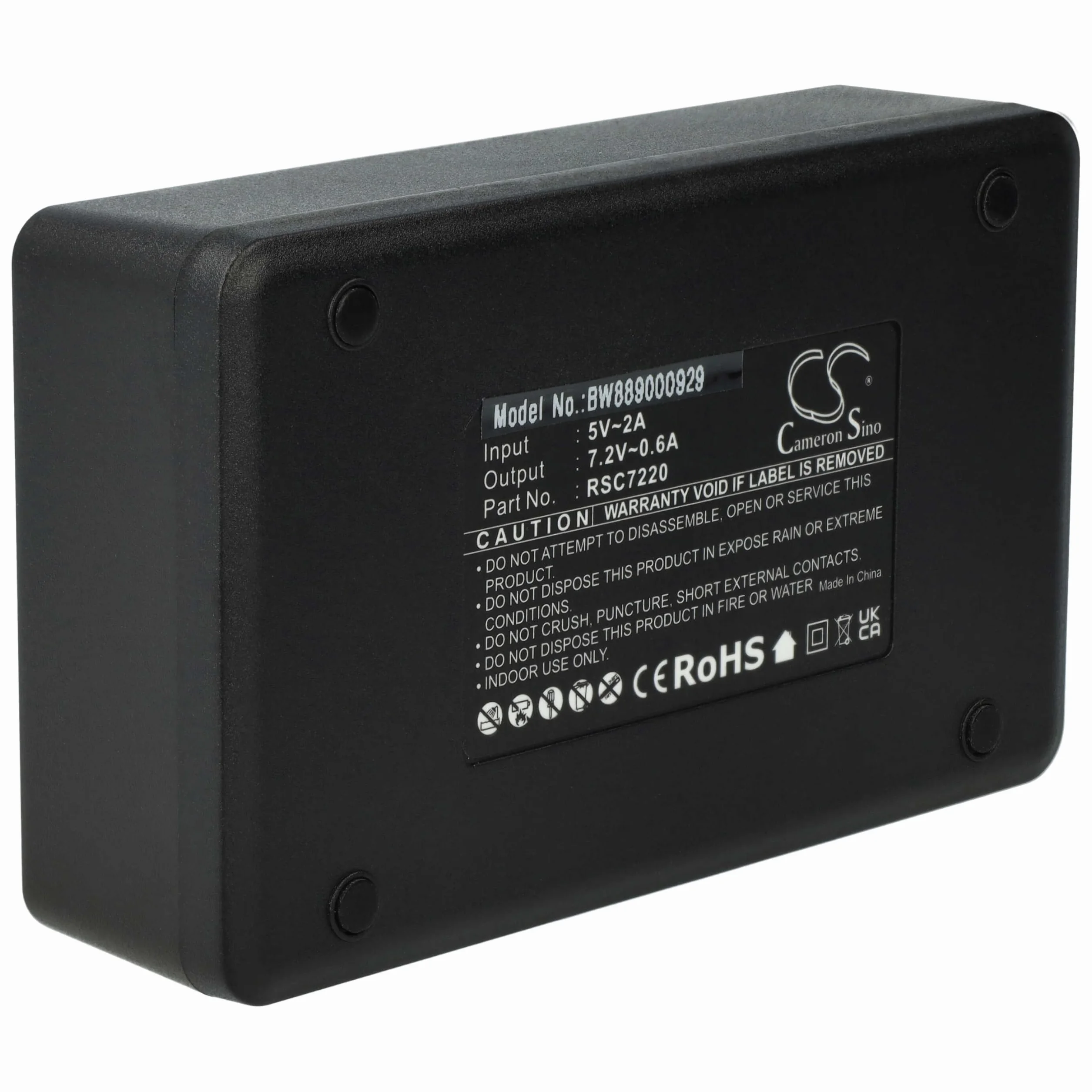 Scanreco EA2512 BS590 Cifa EEA2512 Caricabatterie doppio 7,2V 0,6A con cavo USB-C
