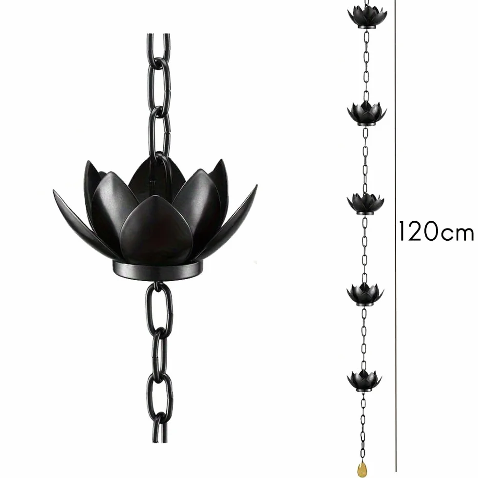 Catena Decorativa per Grondaie, Efficiente Deviazione Acqua Pluviale