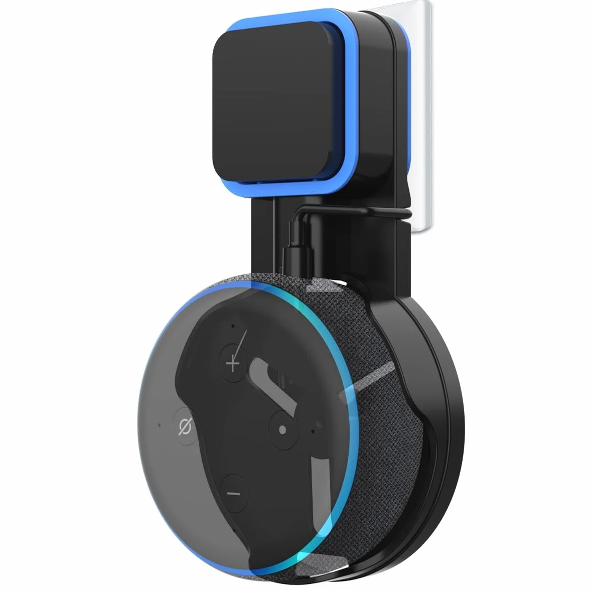 PlusAcc Dot 3a gen Supporto Stand Hanger per Google Home Mini 3 generazione, nero