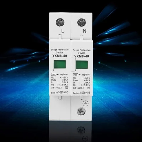 Scaricatore 40KA 220V Dispositivo di Protezione da Sovratensioni Bassa Tensione DC 420V