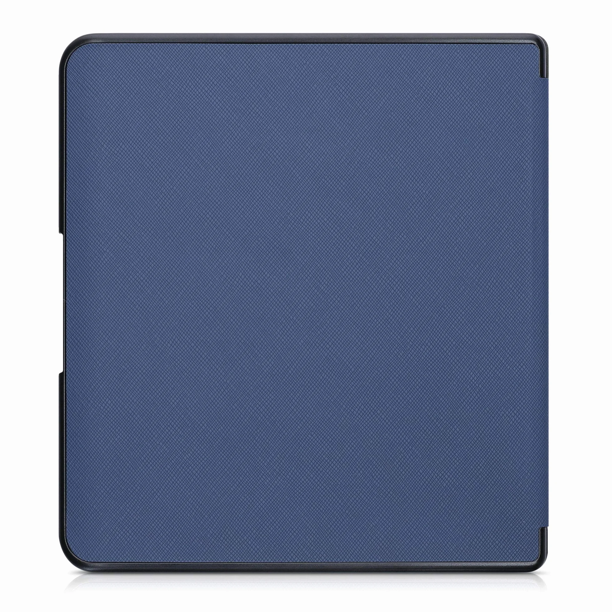 kwmobile Custodia Pieghevole Compatibile con Kobo Forma Cover - Cover Magnetica Pelle PU eReader - blu scuro