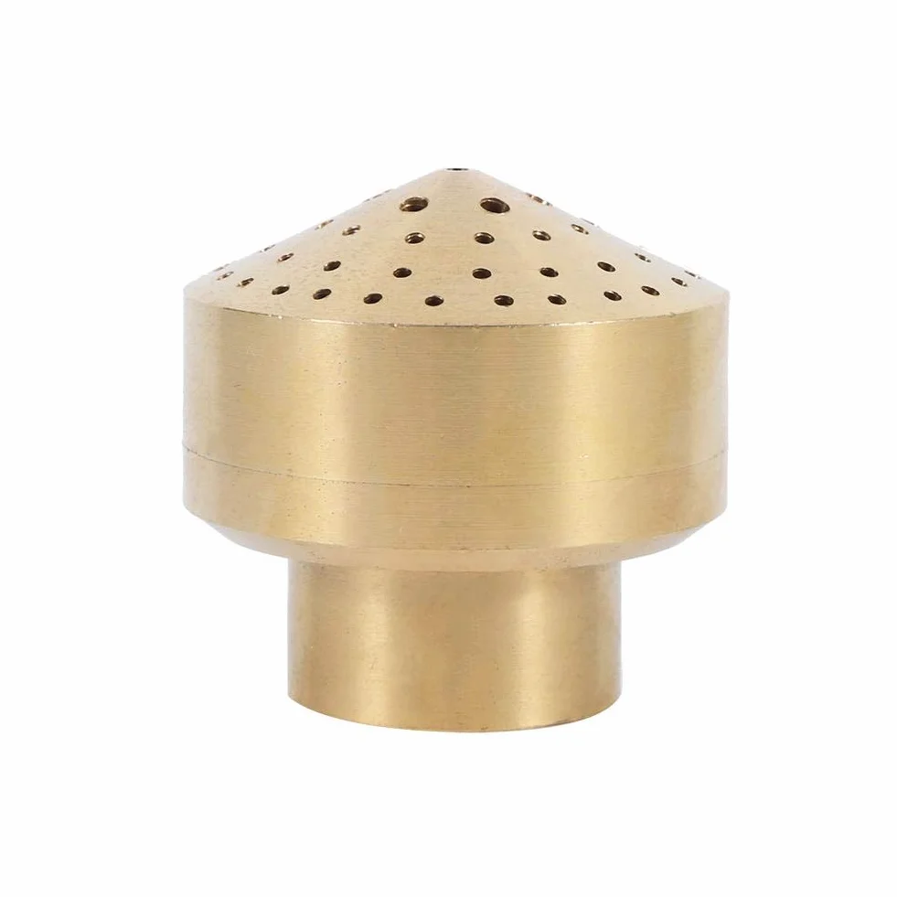 Ugello per fontana di acqua in ottone Sprinkle Spray Head per Garden Pond Parco dei divertimenti Biblioteca del Museo(3/4 Pollice)