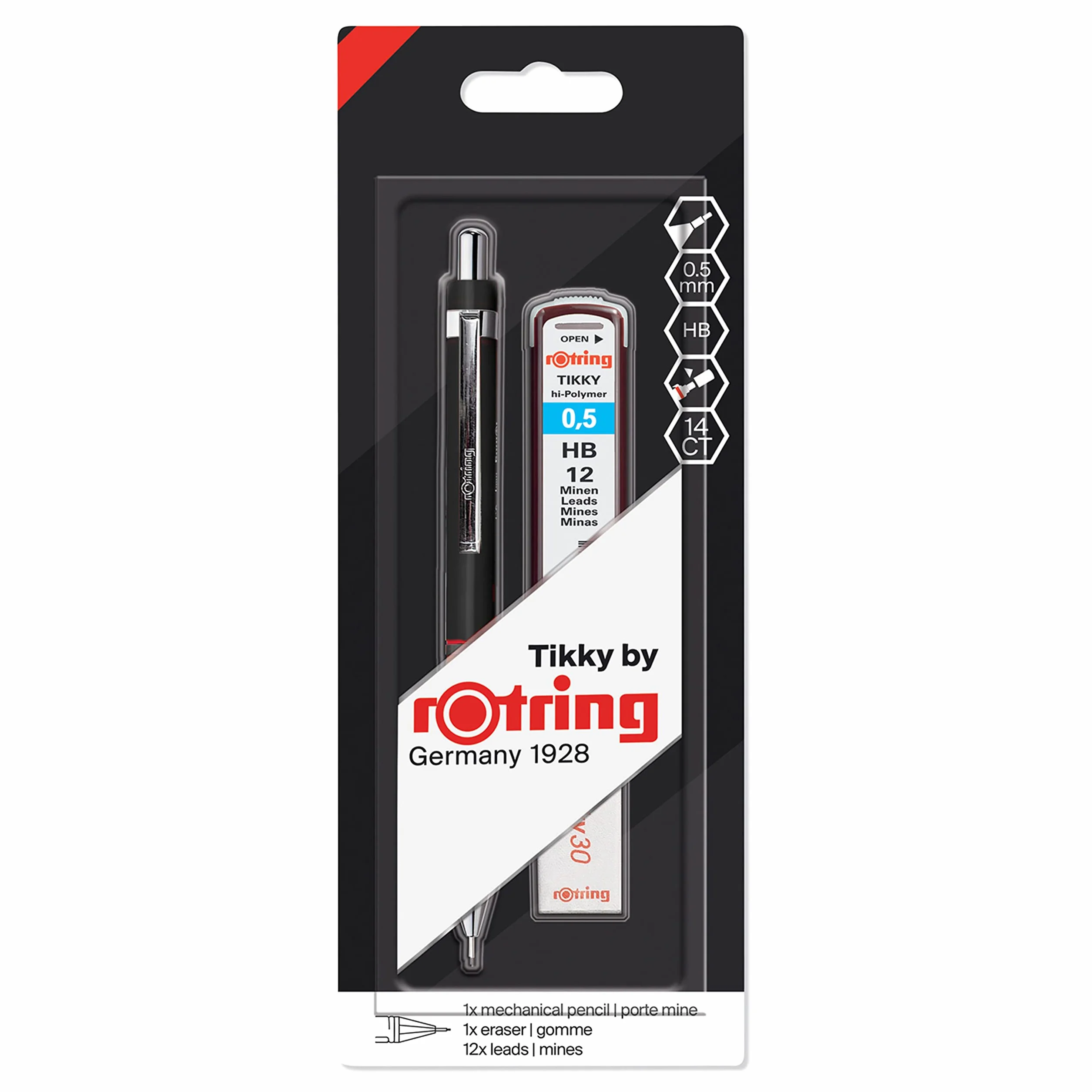 rOtring Tikky matita meccanica 0,50 mm codice colori